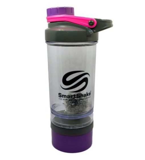 شیکر دو تیکه شفاف اسمارت SMARTSHAKE گنجایش ۰.۵ لیتر