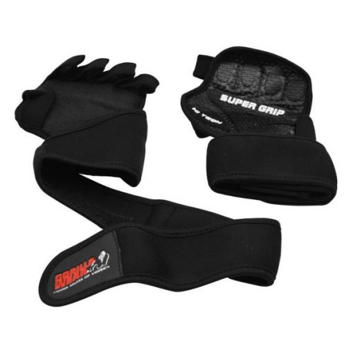 مچ بند و گریپ پد بدنسازی مدل Super Grip-HT مشکی گوریلا ور Gorilla Wear